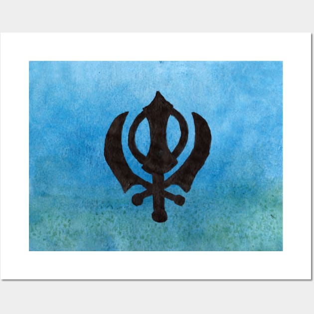 Khanda Wall Art by lindaursin